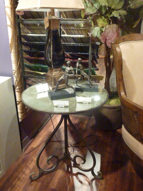 Uttermost Glass Table